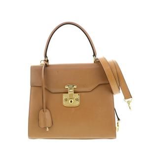 Gucci Lady Lock Two-Way Handbag Beige